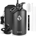 RAYMYLO One Gallon Water Bottle Insulated 128 oz, Stainless Steel | Triple by RAYMYLO