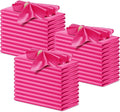 P Pothuiny 50 Pcs Hot Pink Satin Napkins 17 x 17 Inch, Satin Cloth Napkins | by P+Pothuiny