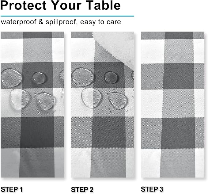 Checkered Tablecloth Rectangle - Image 3