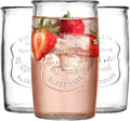 Glaver's Set of 8 Highball Glass Cups 20 OZ Stemless Tall Drinking Glasses by Glavers