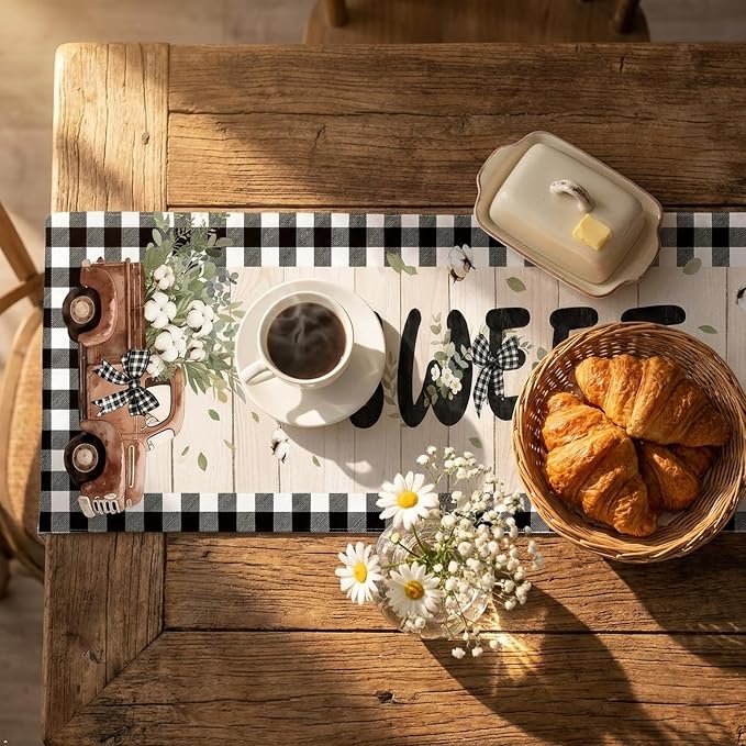 Farmhouse Sweet Home Table Runner - Image 5