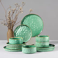 HaWare Dinnerware Sets, 12-Piece Plates and Bowls Set, Stoneware Dish Set by HaWare
