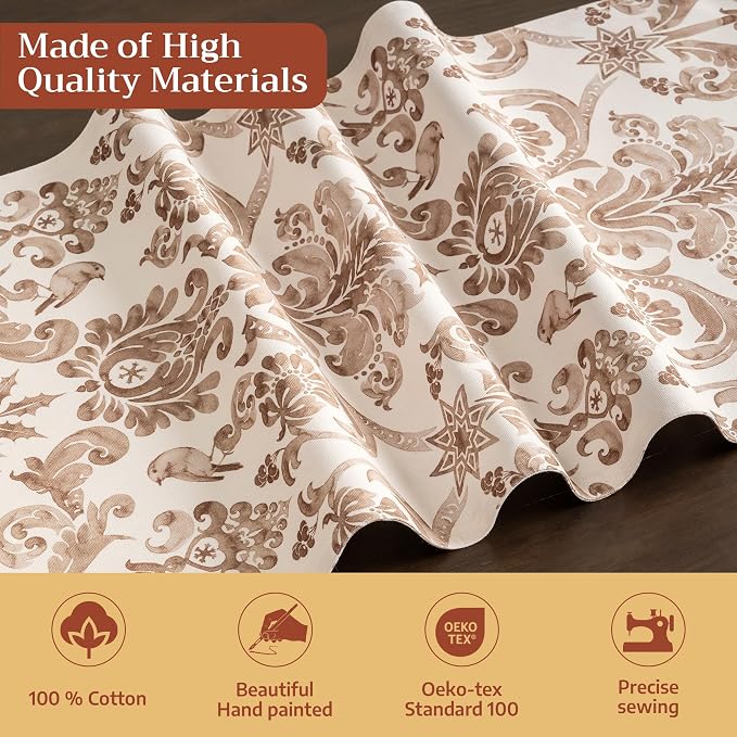 Maison d' Hermine Table Runner 100% Cotton 14.50" x 60" | Table Runners 60 - Image 3