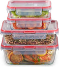 Pyrex Freshlock Mixed Sized Glass Food Storage Containers Set | Meal prep by Pyrex