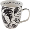 Karma Gifts 14 oz Black and White Boho Mug Beetle by KarmaGifts