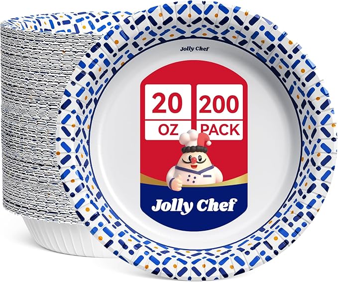 20 oz Paper Bowls, and Dinner Perfect by JOLLYCHEF