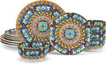 vancasso 12 Pieces Dinnerware Sets, Porcelain Dishes Set by vancasso
