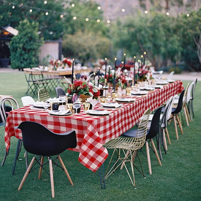 Checkered Rectangle Tablecloth - Image 2