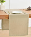 Wracra Linen Table Runner, Burlap Natural Table Runners 108 Inches Long | Rich by Wracra