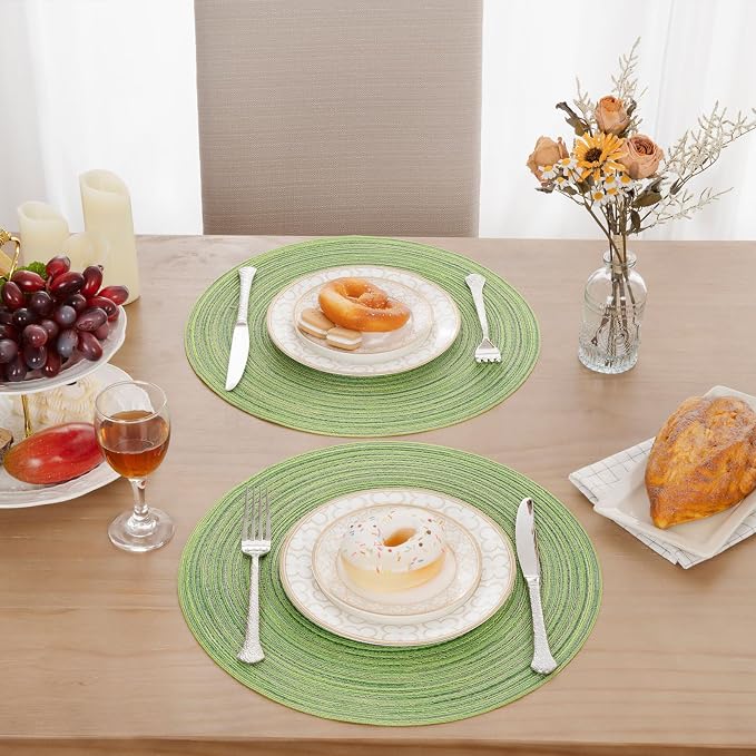 SHACOS Round Placemats Set of 6 - Image 6