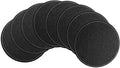 uxcell Round Drink Coasters Set of 8 White Stitched Dual Sided Non-Slip by uxcell