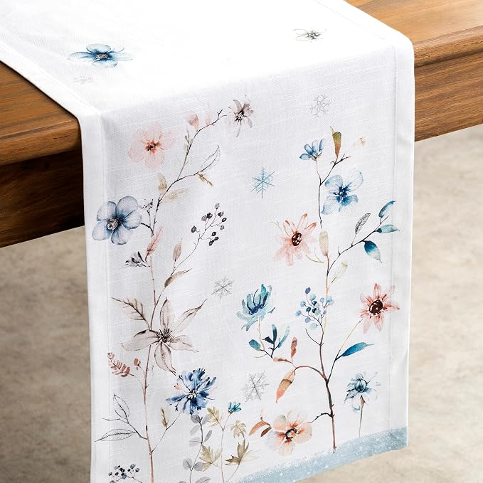 Maison d' Hermine Table Runner 100% Cotton 14.50" x 72" | Table Runners 72 - Image 9
