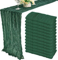 12 Pack 10Ft Cheesecloth Table Runner 35x120 Inch Boho Gauze Table Runner by Fivenl