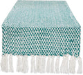 DII Woven Basics Collection 100% Cotton Knit Table Runner by DII