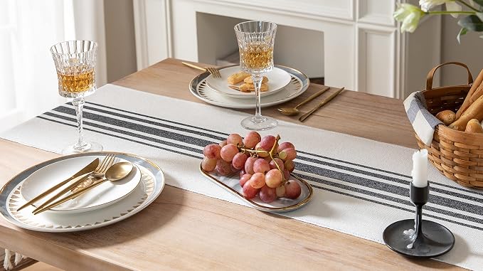 Boho Table Runner for Modern Farmhouse Decor, Dining Table décor 13 x 90 Inch - Image 4
