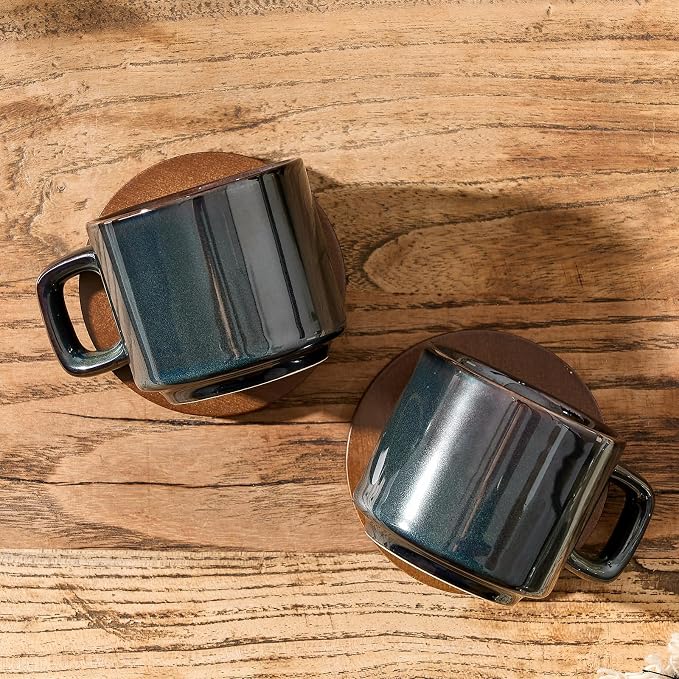 LUKA Porcelain Stackable Espresso Cups - Image 2
