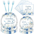 Rakuto Something Blue Bridal Shower Decorations, Before I Do Decor by Rakuto