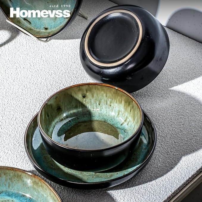 HomeVss 20-Piece Dinnerware Set - Image 5