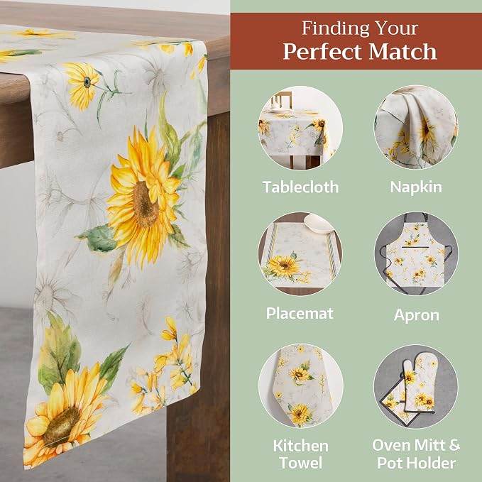 Maison d' Hermine Table Runner 100% Cotton 14.50" x 108" | Table Runners 108 - Image 5