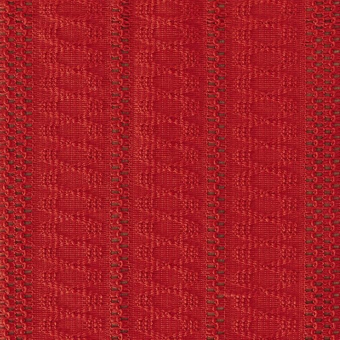 Macrame Style Boho Table Runner, 12x90 Inch Red | Woven Boho Table Runner - Image 6