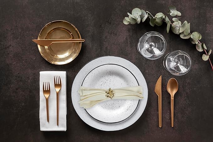 Accent Home 100% Cotton Napkins, Delicate Cloth Napkins for Dinners, Parties and Weddings，18 x 18 Inch Set of 6 - Ivory