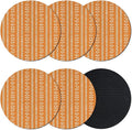 Vintage Bohemia Coasters Set of 6, Absorbent Coasters by Unknown
