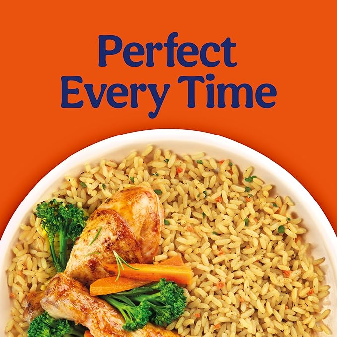 BEN'S ORIGINAL Roasted Chicken Flavored Rice Single Serve Cup, Snack or Side, Microwave in 3.5 Minutes, 2.4 oz (Pack of 8)