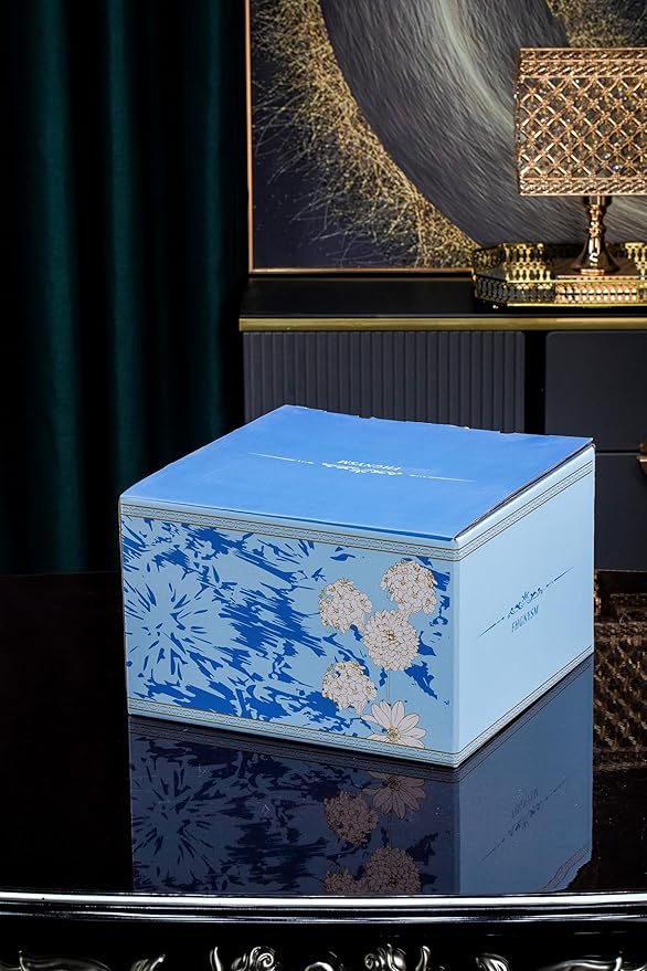 Artistic Bone China Dinnerware Set with Gold Trim, Crafted with Traditional Chinese Artistry, Glazed Inner Patterns, Service for 4 – Maple Leaf Collection