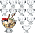 5oz Iced Cream Dessert Bowl, Vintage Footed Tulip Glass Dessert Cups, Cute by JGKYLDZ