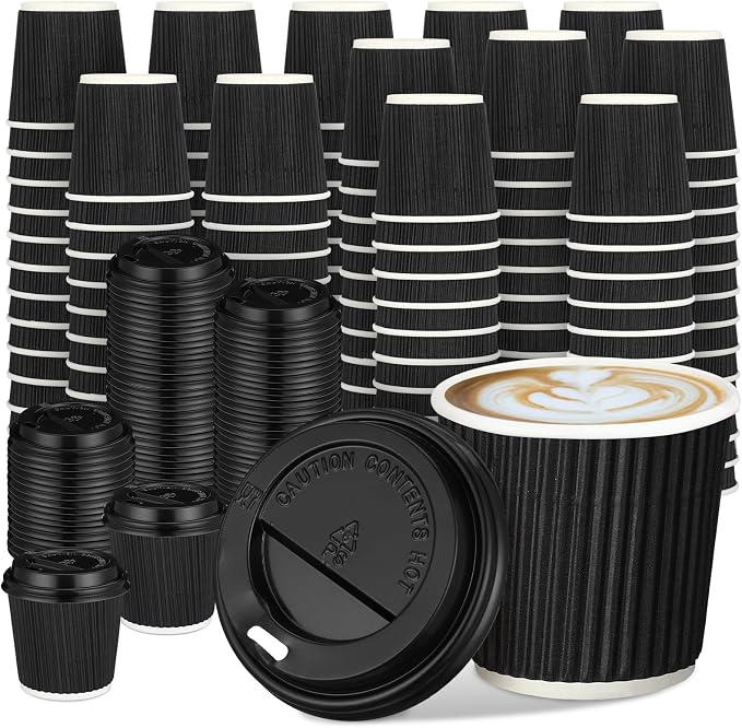 Uiifan 100 Set 4oz Disposable Espresso Cups by Uiifan