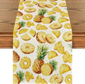 Artoid Mode Pineapple Fruit Spring Summer Table Runner, Seasonal Kitchen Dining by ArtoidMode