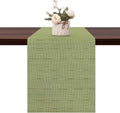 Table Runner 72 Inches Long, Vinyl Woven Heatproof Table Runners | Washable by Banchif