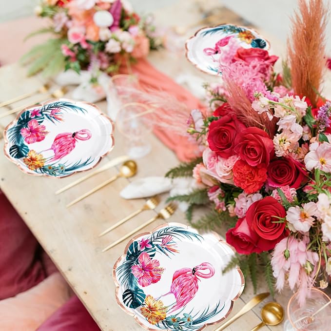 WRAPAHOLIC 25Pcs Summer Paper Plates - Image 3