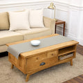 Solino Home 100% Pure Linen Table Runner Natural Woven, Fete 14 x 60 in | Table by SolinoHome