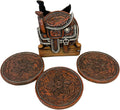 The Bridge Collection Western Saddle Coaster Set by TheBridgeCollection