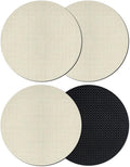 Beige Coasters Set of 4, Absorbent Coasters by Unknown