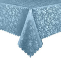 Smiry Rectangle Table Cloth, Waterproof Heavy Duty Vinyl Tablecloths, Wipeable Washable Table Cover for Kitchen and Dining Room (Stone Blue, 60" X 84")