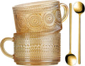 WHJY Vintage Glass Coffee Mugs by WHJY