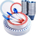 LIYH 180 Pcs 4th of July Plates by LIYHLoveinyourheart