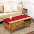 Solino Home Cotton Linen Table Runner Red, Hemstitch Collection 14 x 48 in | by SolinoHome