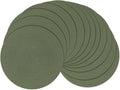 SHACOS Round Placemats Set of 12 Washable 15 inch Round Table Mats Cotton by SHACOS