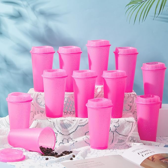 FillTouch 12 Pcs 16 oz Reusable Coffee Cups - Image 4
