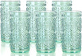 Darlion Green Glassware, Vintage Drinking Glasses, 12oz Highball Glasses | by PurchaseNow