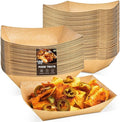 ZORRITA Paper Food Trays, 3 Lb, 100 Pack | Disposable, Kraft Paper, Nacho Trays by ZORRITA