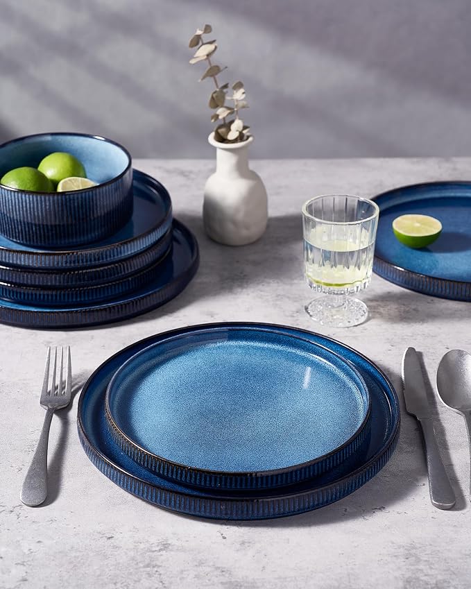 famiware Star Dinner Plates for 6, 10 inches Plate Set, Scratch Resistant - Image 7