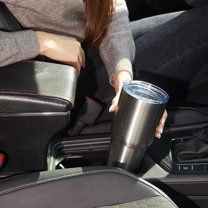 MEWAY 30oz Tumbler Double Wall Vacuum Insulated Travel Mug, Stainless Steel - Image 5