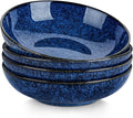 vancasso Stern Large Pasta Bowls Set of 4, 38 Oz Ceramic Salad Plate Bowls by vancasso