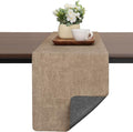 Table Runners 55 Inch Long, Dual-Sided Faux Leather Table Runner | Waterproof by Chitomars