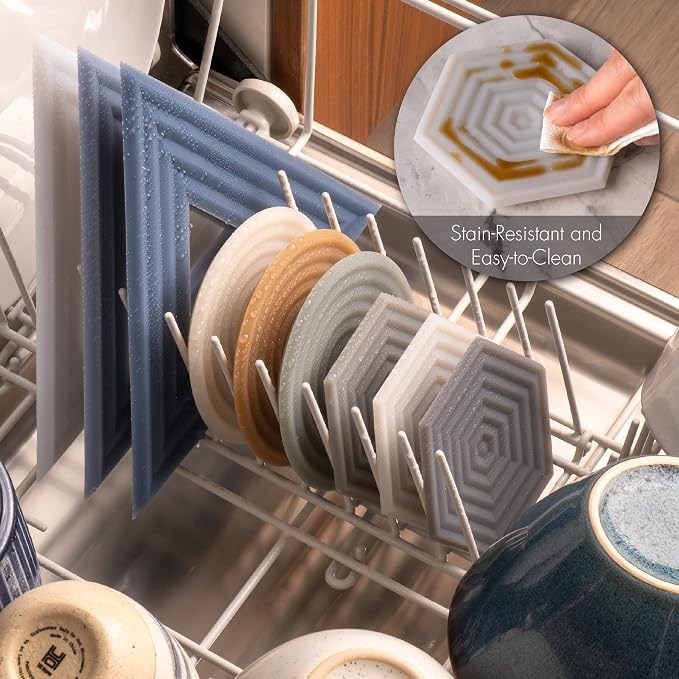 LINE+ARC Silicone Coasters feat. in NYT WireCutter | Waterproof, anti-stain - Image 6