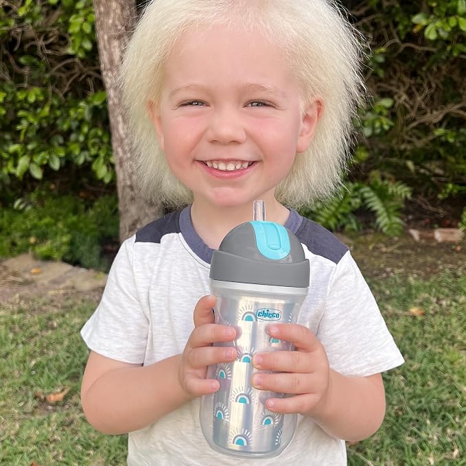 Chicco Insulated Straw Sippy Cup 12+ Months, 9oz Toddler Training Cup - Image 2